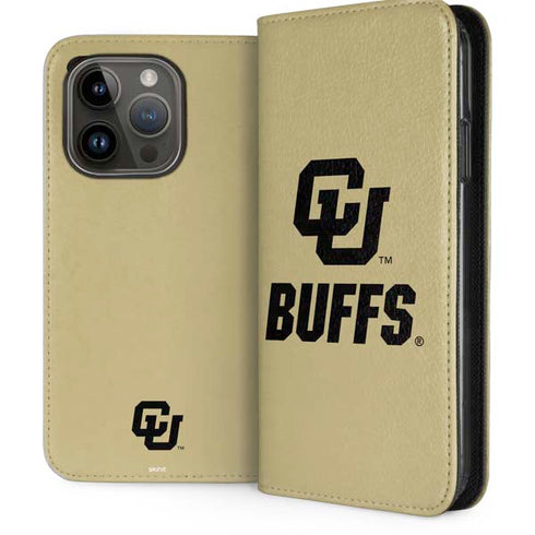 University of Colorado CU Buffs iPhone 15 Pro Folio Case